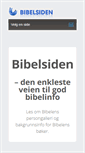 Mobile Screenshot of bibelsiden.no